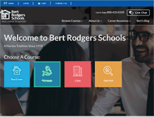 Tablet Screenshot of bertrodgers.com